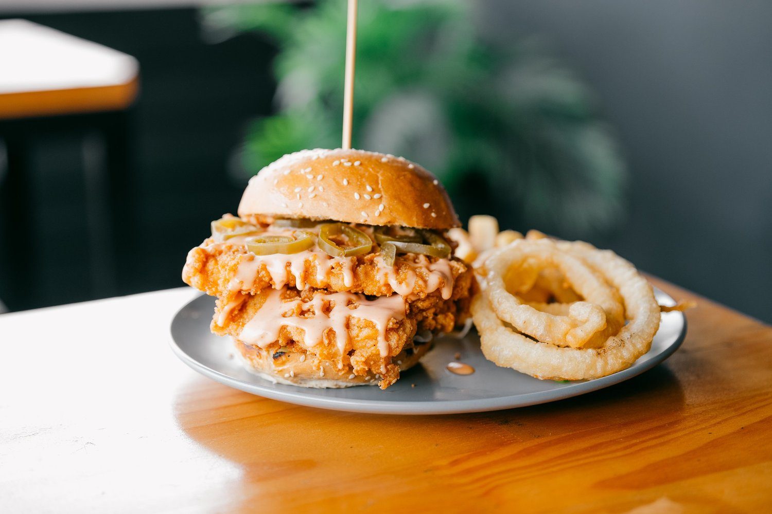 Southern-Fried Chicken Burger